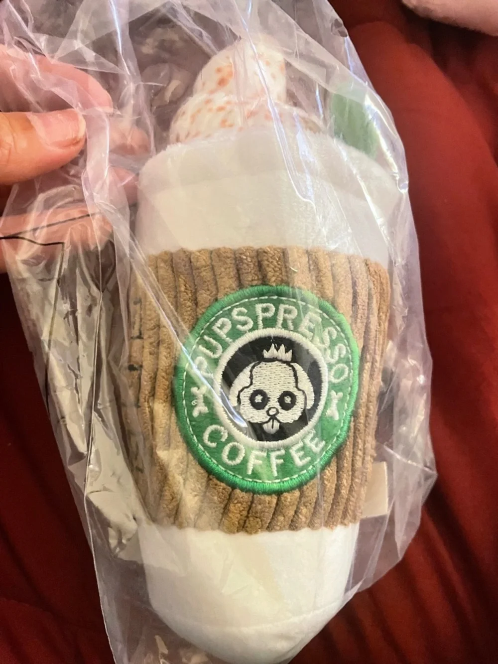 Pupsresso Coffee Plush Toy Set - Cream & Tan Coffee Cup Plushies 6 pc bundle